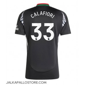 Arsenal Riccardo Calafiori #33 Vieraspaita 2024-25 Lyhythihainen